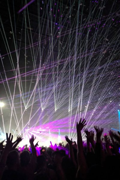 laser show, San Francisco